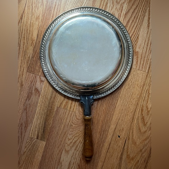 Vintage F.B. Rodger’s Silver Co. 1144 Chafing Pan Wood Handle Silverplate - Picture 3 of 5